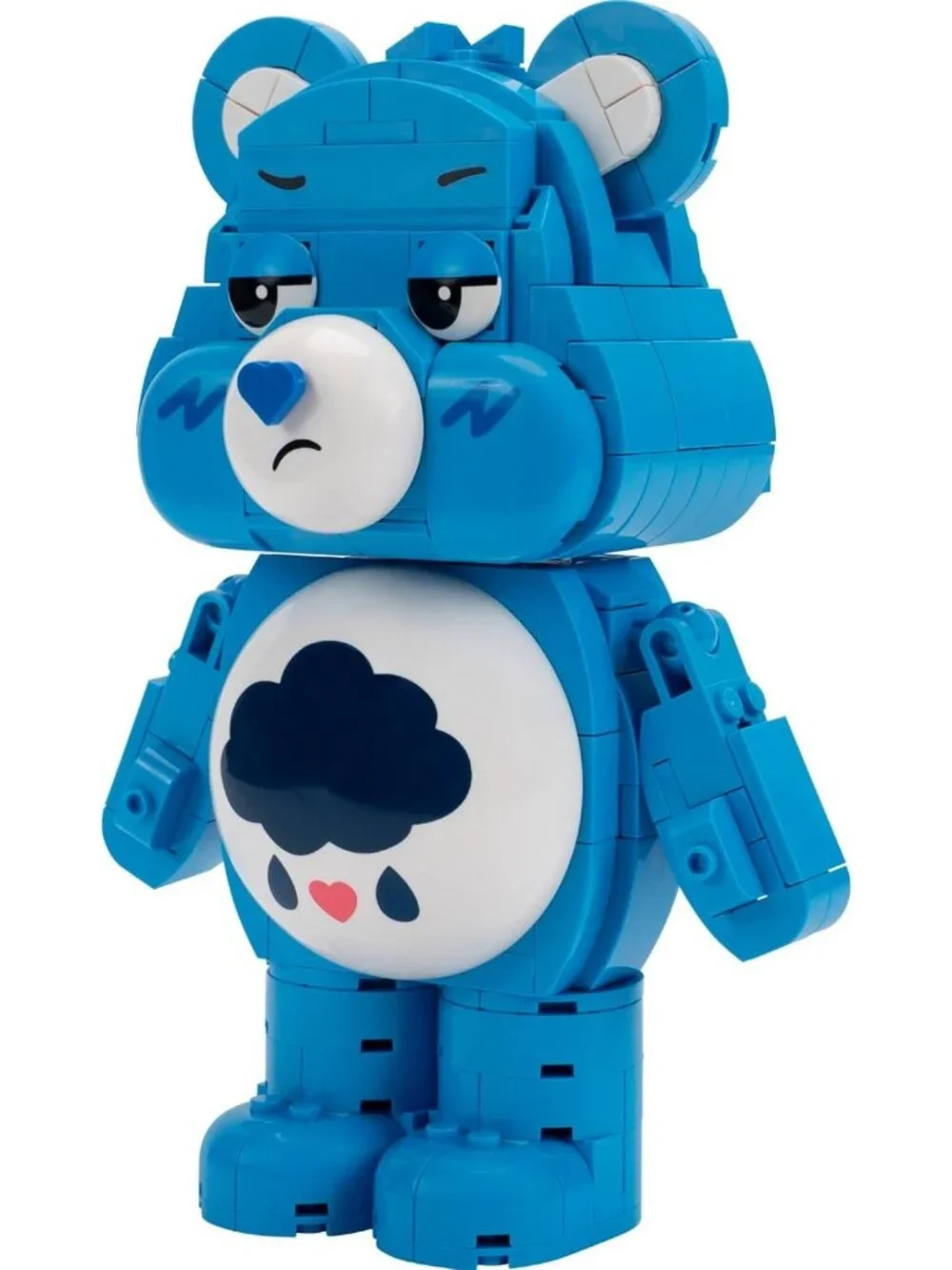 Grumpy Bear Building Set - 7-Inch Articulated Figure with 419 Pieces, Fun Toy